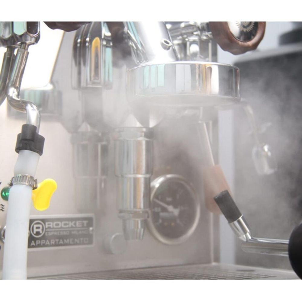 Кисточка щетка паровая для чистки кофейного оборудования 29 см дерев. ручка P.L.- Barbossa