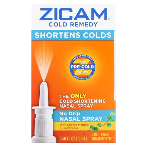 Zicam, Cold Remedy, спрей для носа без капель, 15 мл (0,5 жидк. унц.)