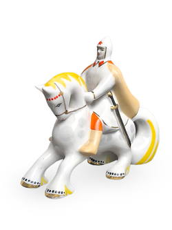 Фарфоровая статуэтка "Красный витязь" (Полонне ЗХК)