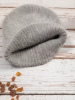 шапка ангора зимняя пушистая вязаная модная