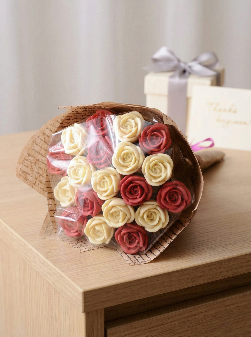 Шоколадный букет "Мини-розы" 19 штук