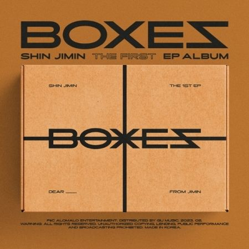 Альбом SHIN JIMIN - BOXES 1st EP Album