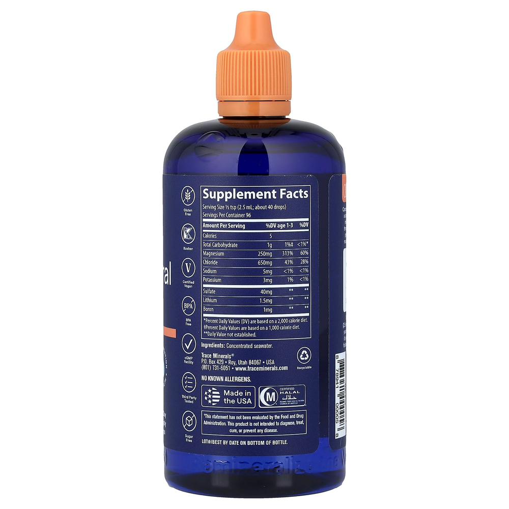 Trace, ConcenTrace®, микроэлементы в каплях, 237 мл (8 жидк. унции)