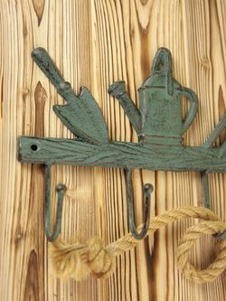 Iron Garden Вешалка настенная Огородная 4 крючка