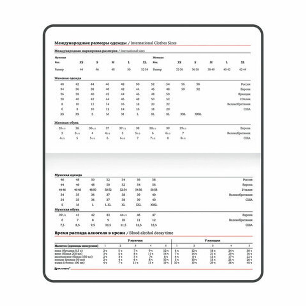 Еженедельник недатированный МАЛЫЙ ФОРМАТ 95х155 мм А6 BRAUBERG "Rainbow", под кожу, 64 л., красный, 114484