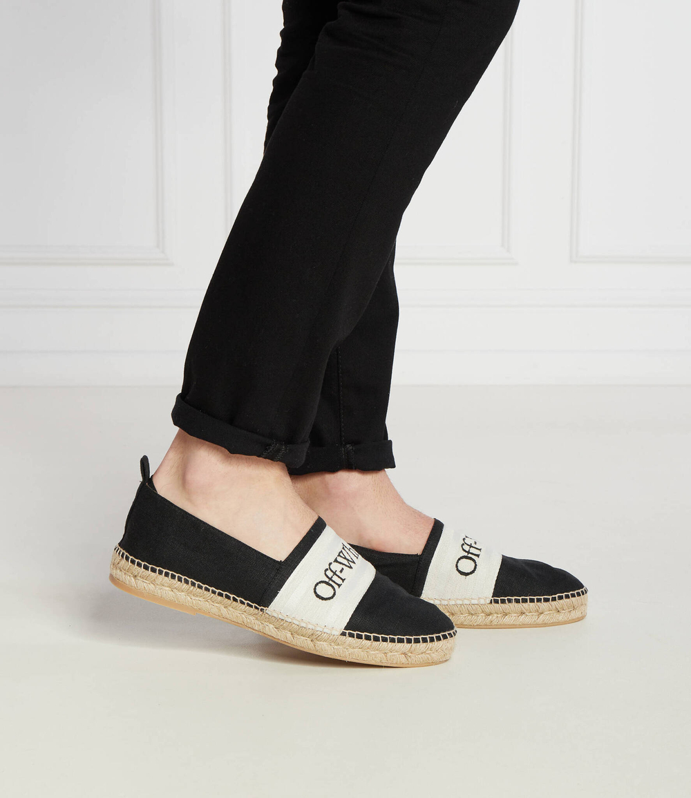 Эспадрильи OFF-WHITE - черный(OMIB010S 24FAB001)