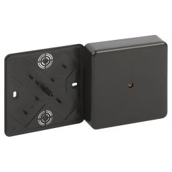 Распаячная коробка ЭРА BS-B-100-100-30 для кабель-канала черная 100х100х30мм IP40