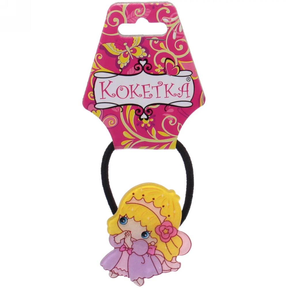 Резинка для волос 1 шт детская «Juiciness- Принцесса», микс 6 цветов, d- 4 см