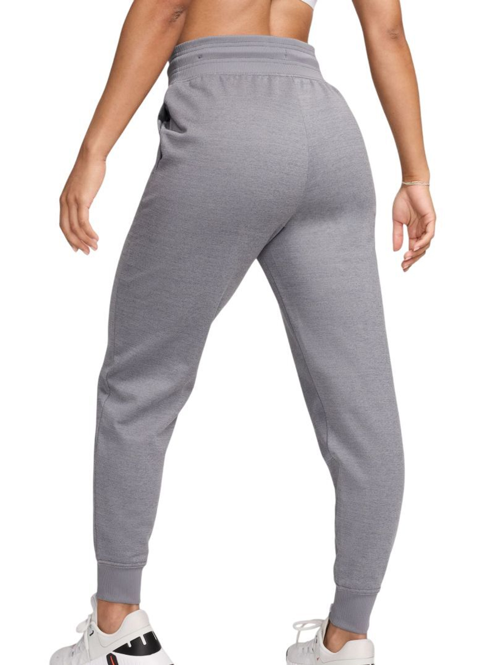 Женские теннисные брюки Nike Therma-FIT One High-Waisted 7/8 - carbon heather