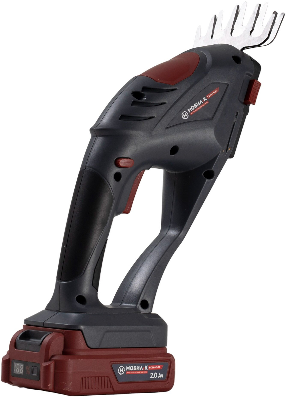 Ножницы-кусторез акк. МОБИЛ К XHA18 КОМФОРТ 20 Вольт с телескоп. рукояткой 2Ач(MBK0028060)