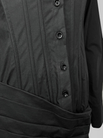 Платье-рубашка 713 короткое корсетное