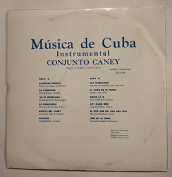 Винтажная виниловая пластинка LP Conjunto Caney Musica De Cuba (Cuba 1974)