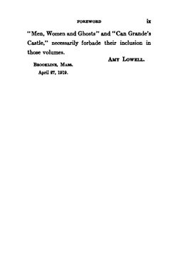 Pictures of the floating world | Amy Lowell