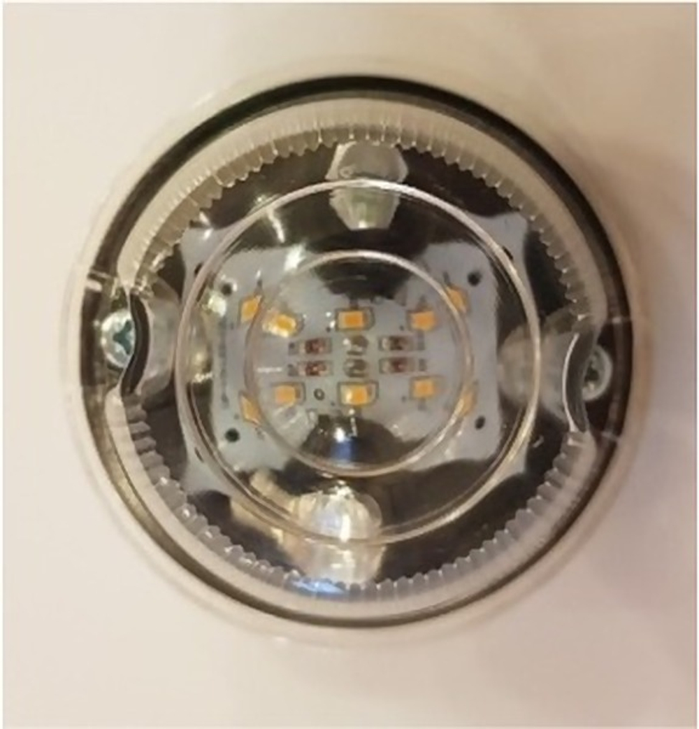 Повторитель поворота УП102-6LED-24в универсальный с пыльником, прозрачный рассеиватель