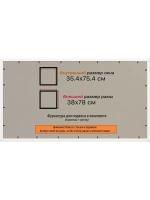 Рамка для постера и фотографий 35x75