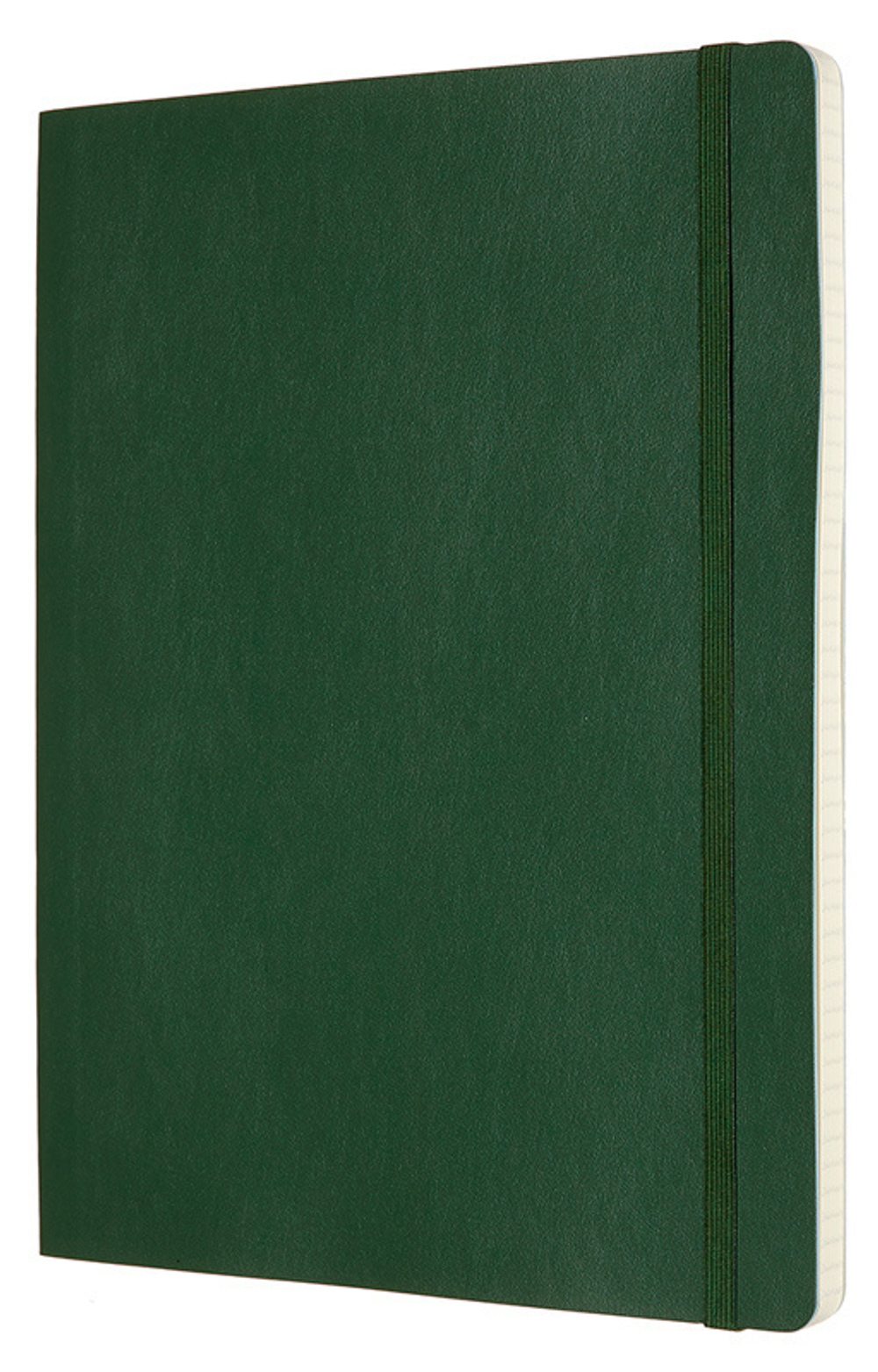 Блокнот Moleskine CLASSIC SOFT 19х25 см, 192стр. в клетку, мягкая обложка, зеленый