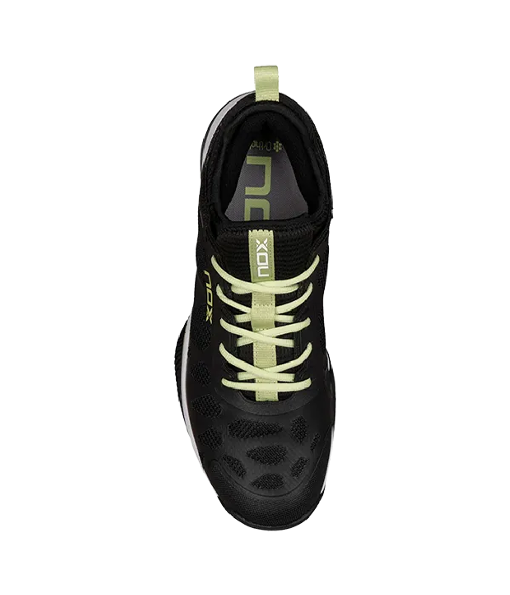 NOX NERBO Черные-Мягкие Лаймовые Кроссовки