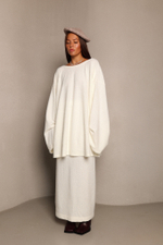 Лонгслив с V-вырезом