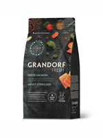 Grandorf Fresh Cat Potato корм сухой беззерновой для стерилизованных кошек лосось,батат