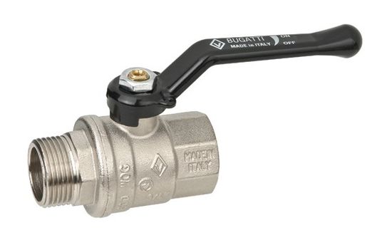 Кран шаровый Bugatti Oregon 305 1/2” НР/ВР полнопроходной ручка-рычаг