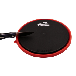 Tramp Тарелка силиконовая с пластиковым дном 1070 мл, TRC-124, оливковый