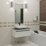 Тумба с раковиной LA FENICE Elba Bianco 90 белая/столешница черная