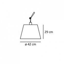 Плафон бумажный Artemide Tolomeo Mega 0780030A