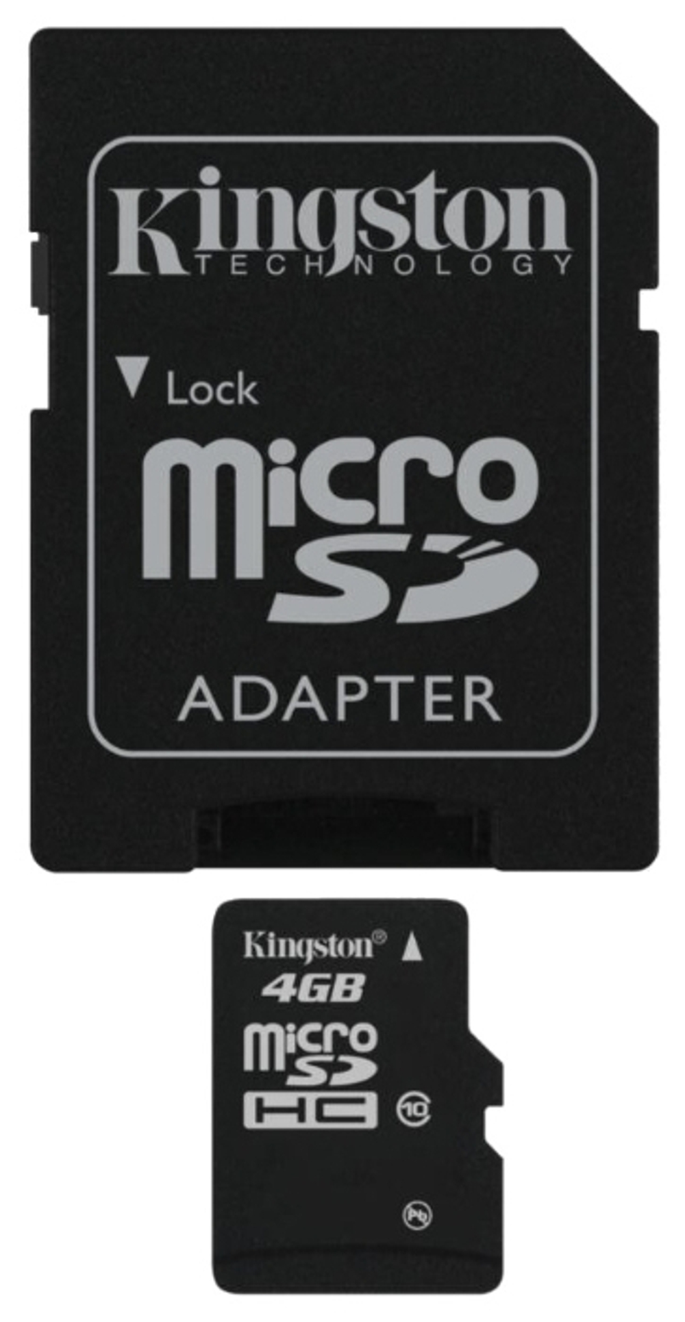 Карта памяти Kingston MicroSD(TransFlash) 4Gb HC Class10+ SD адаптер (SDC10-4GB)