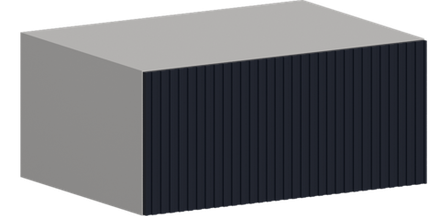 Кухня Модуль ШВГ 810 Графит / Индиго софт