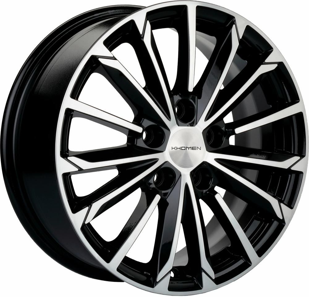 Khomen 1611 6.5x16 5x114.3 ET 44 Dia 67.1 (черный)