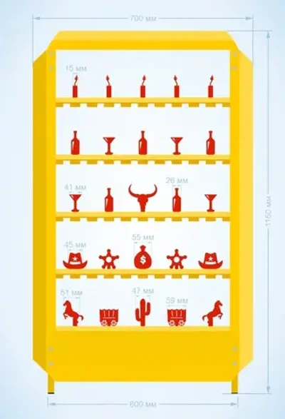 Мишени для тира 25 целей