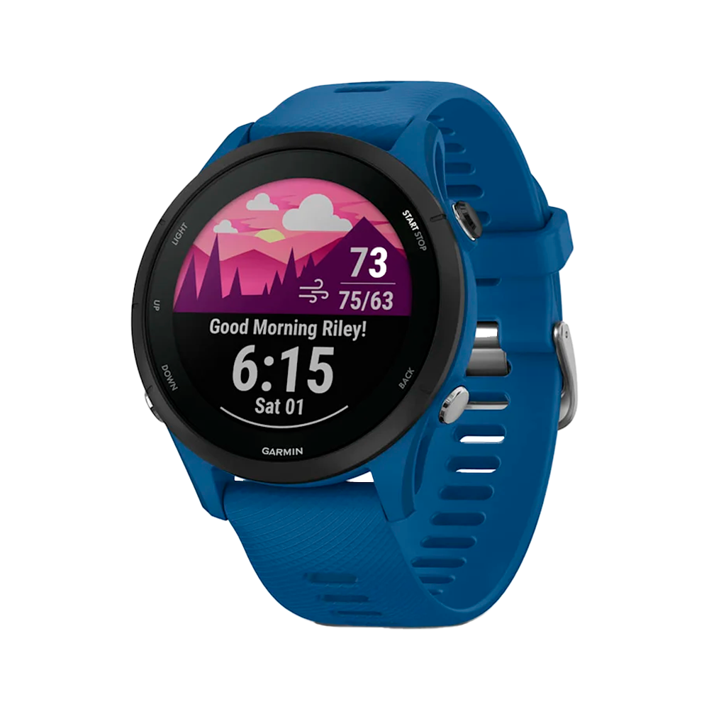 Умные часы Garmin Forerunner 255, 45.6mm, Tidal Blue (010-02641-11)