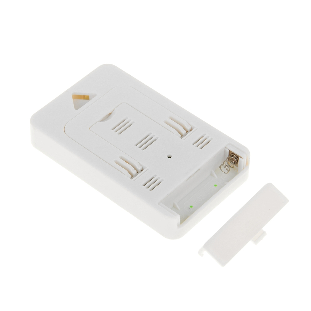 769827 Термометр LuazON LTR-12, электронный, указатель влажности, часы, МИКС