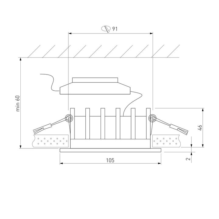 Встраиваемый светодиодный светильник Elektrostandard Combi 25068/LED a069007
