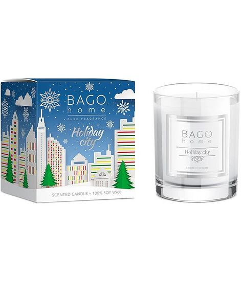Праздничный город, ароматическая свеча, Bago home