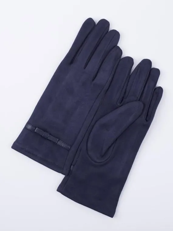 Перчатки женские, безразмерные, с утеплителем, цвет синий
