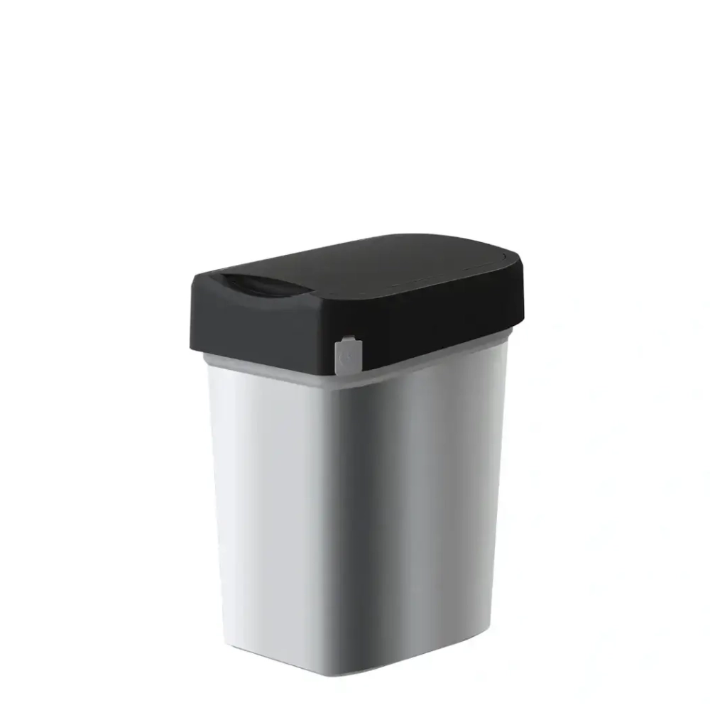 Контейнер для мусора»METAL BIN «10л (Черный)