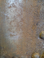 Лопата малая пехотная 1941 г.в. с клеймом Электросталь