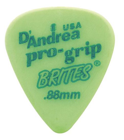 Медиаторы, дерлин, 72шт, 0.88мм, D'Andrea RPGB351-088MH ProGrip Brites