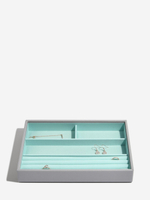 Органайзер для украшений и часов Stackers Classic Jewellery Box, 4 секции - Burgundy (Burgundy / бордовый / Burgundy / 600 / 700 / Органайзер-косметичка с крышкой)