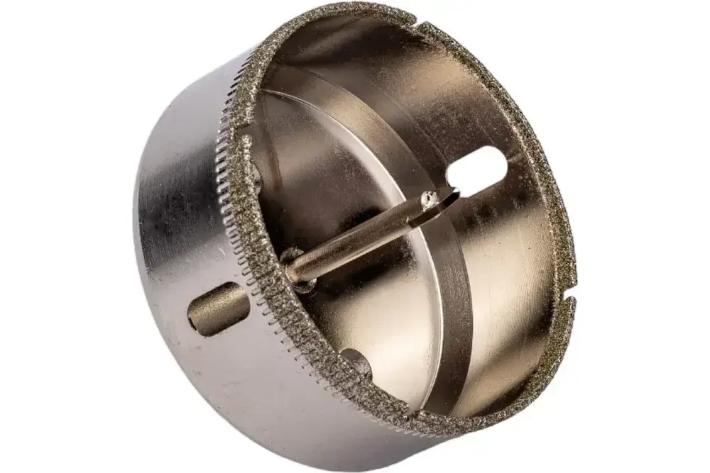 Коронка алмазная 68 мм по кафелю и керамике с центрирующим сверлом FixZilla