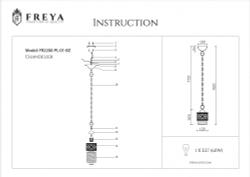 Подвесной светильник Freya FR2200-PL-01-BZ