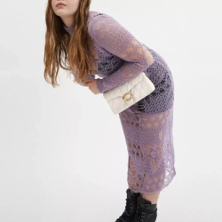 COACH СУМКА ЧЕРЕЗ ПЛЕЧО TABBY 26 С МЯГКОЙ ПОДКЛАДКОЙ, БЕЛЫЙ