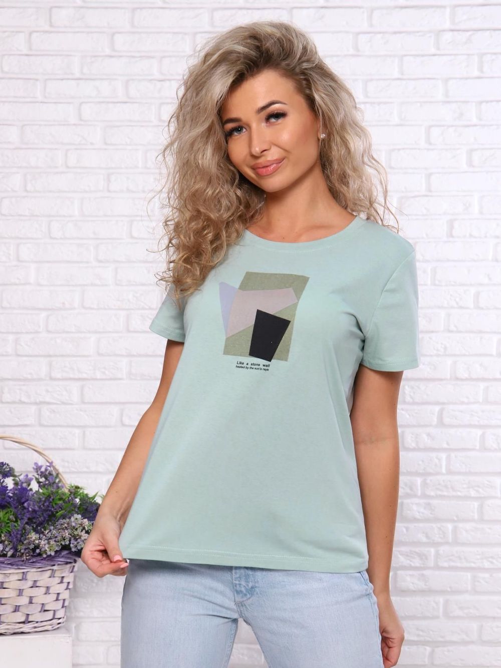 Притяжение - футболка зеленый Iv-capriz (Акция)