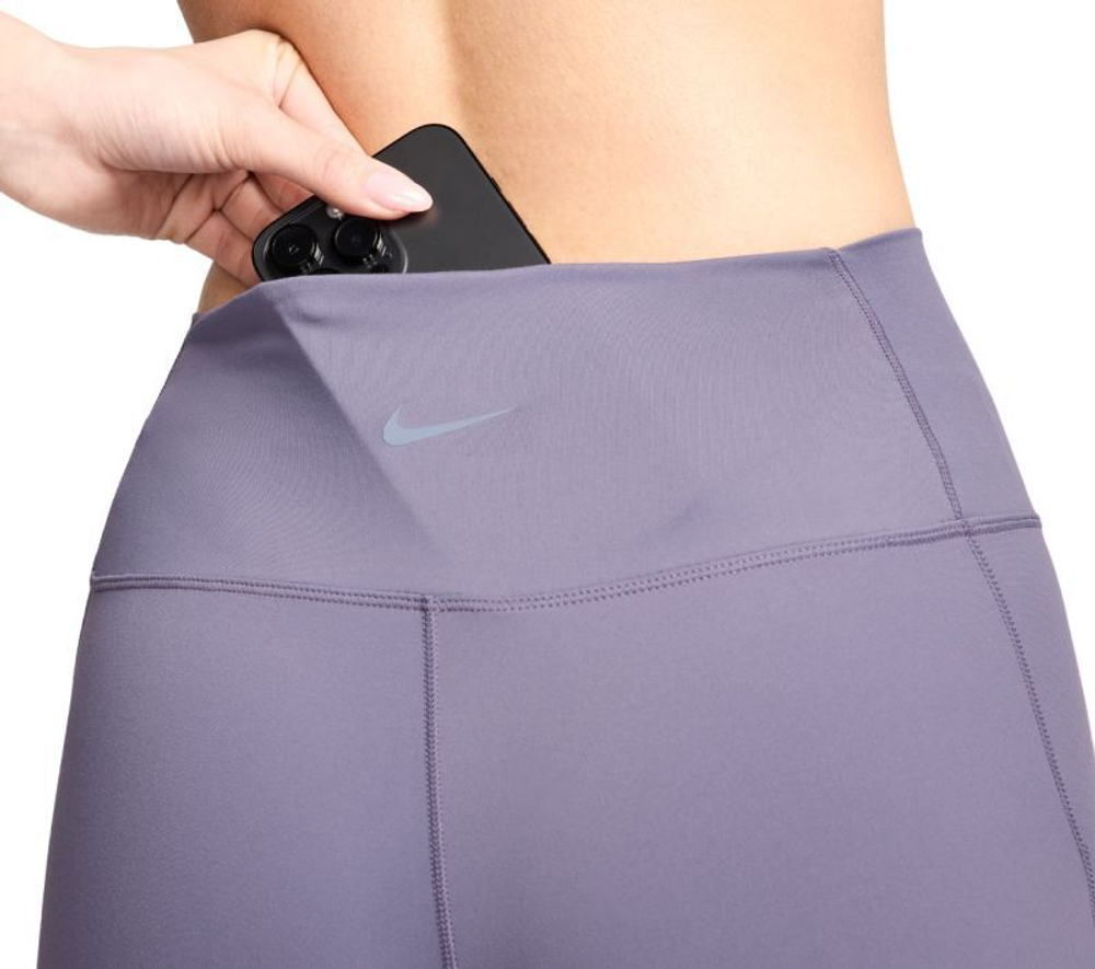 Леггинсы Nike Dri-Fit One 7/8 High-Rise Leggings - daybreak/black - Purple Orange
