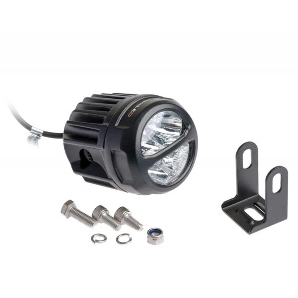 Фара светодиодная NANOLED ULTRA M910, 20W, КРУГЛАЯ, 4 LED 5050, 80x80x105мм