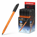 Ручка шариковая U-108 Orange Stick 1.0, Ultra Glide Technology, черный (ErichKrause)