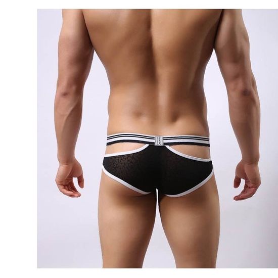 Мужские трусы брифы черные Cockon X Lace Brief Black 6101