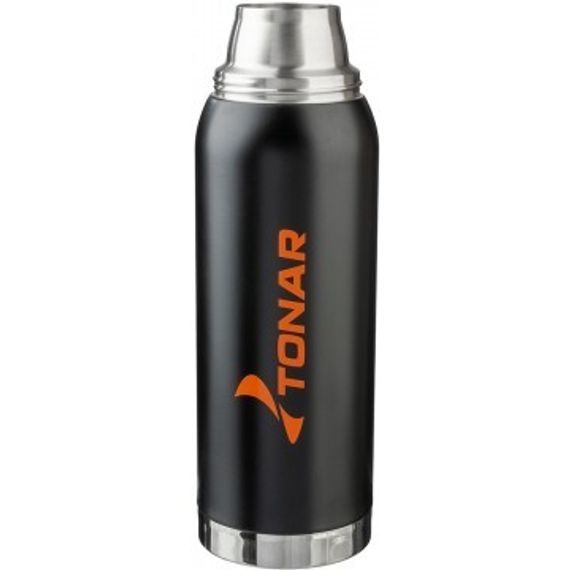 Термос TONAR 1200ML HS.TM-040  черный (2 крышки-кружки)