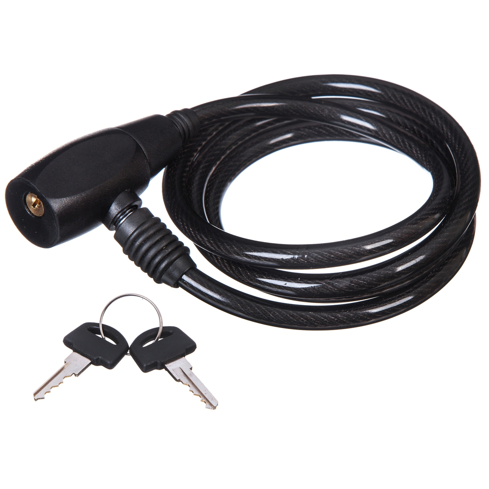 Замок-трос 8х120см с ключом